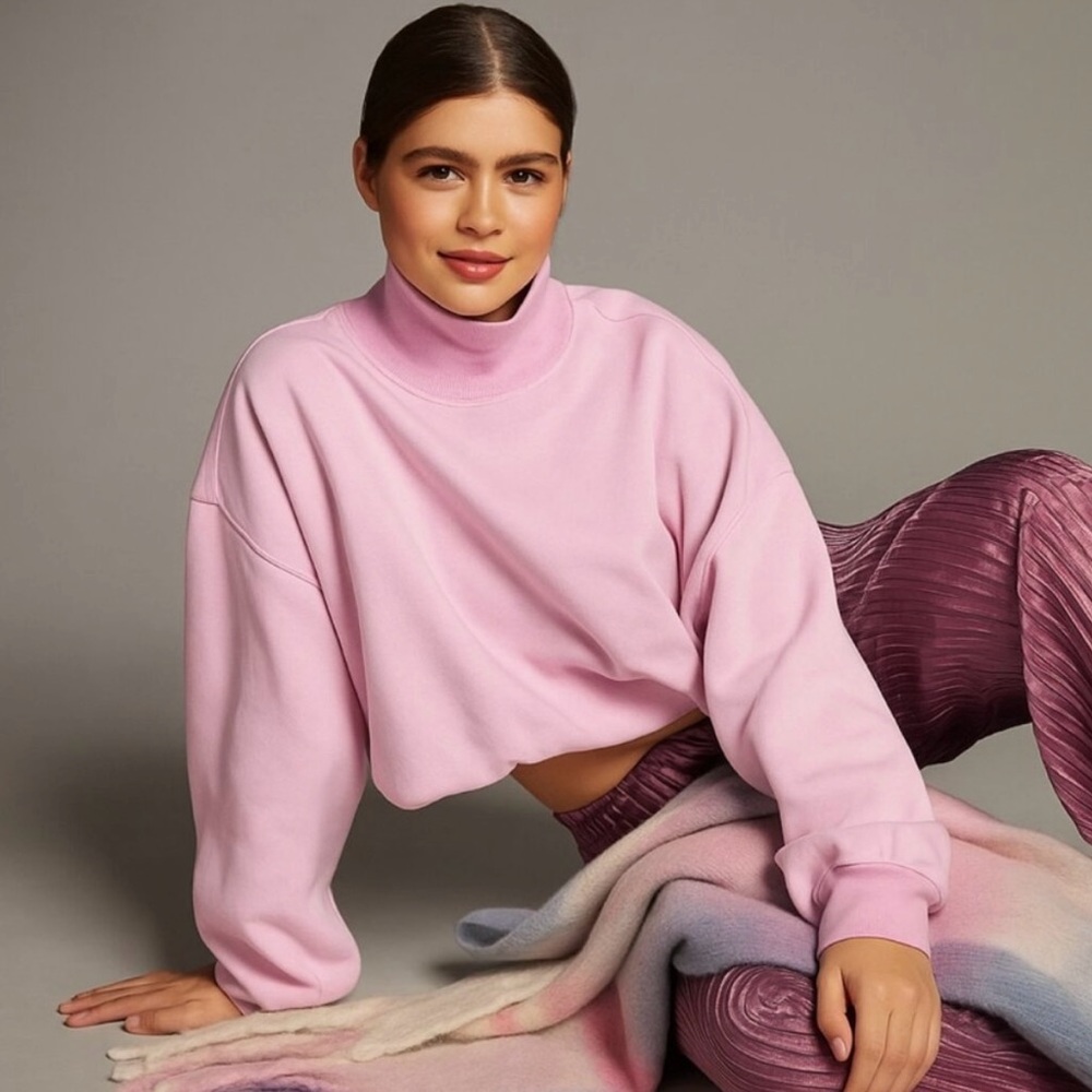 Anthropologie’s Pilcro Cropped Turtleneck Sweater